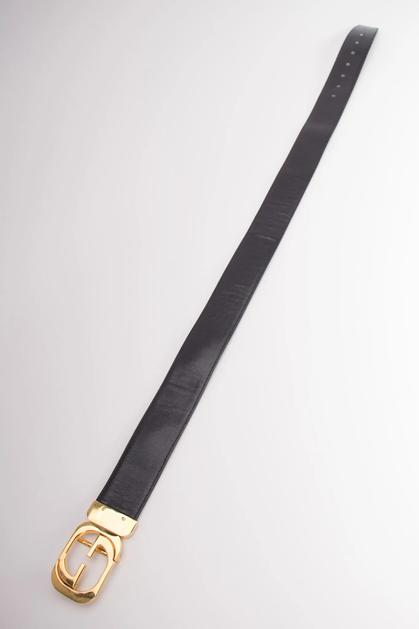 Interlocking GG Reversible Leather Belt