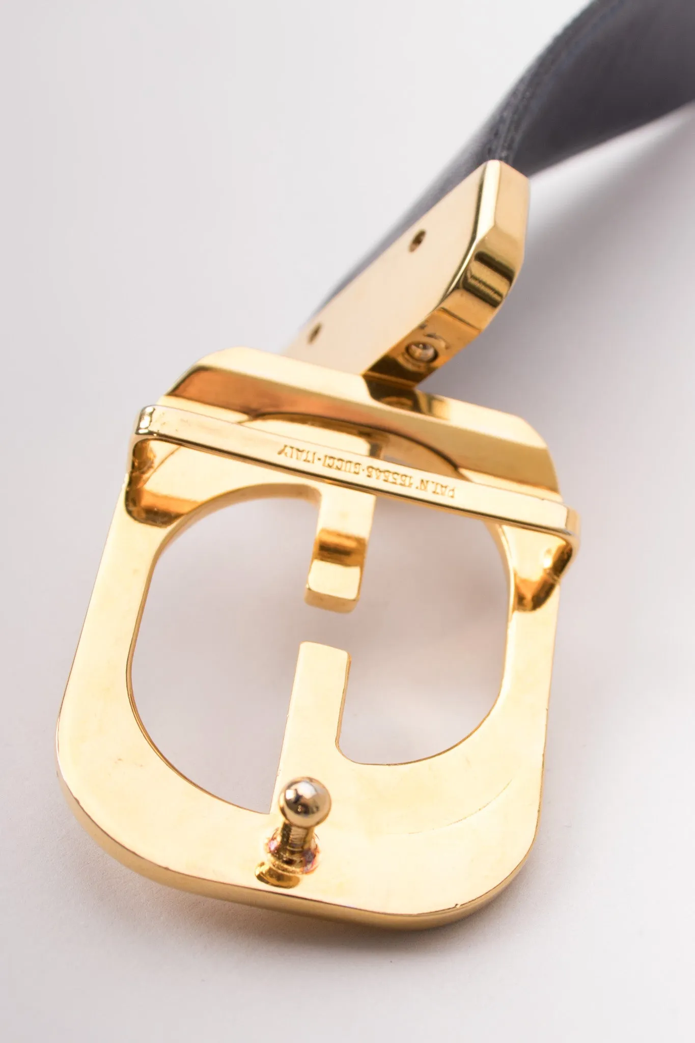 Interlocking GG Reversible Leather Belt