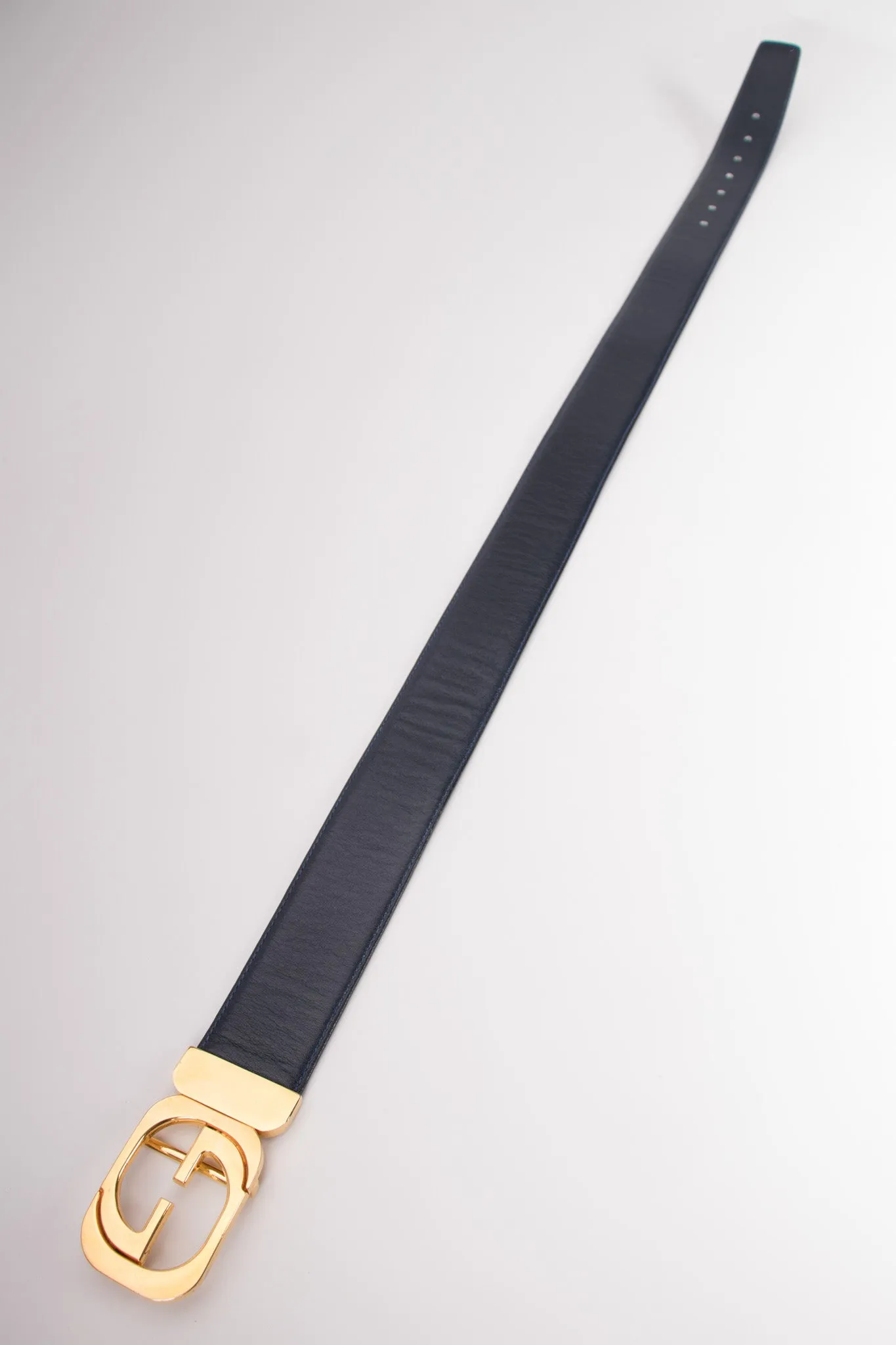 Interlocking GG Reversible Leather Belt