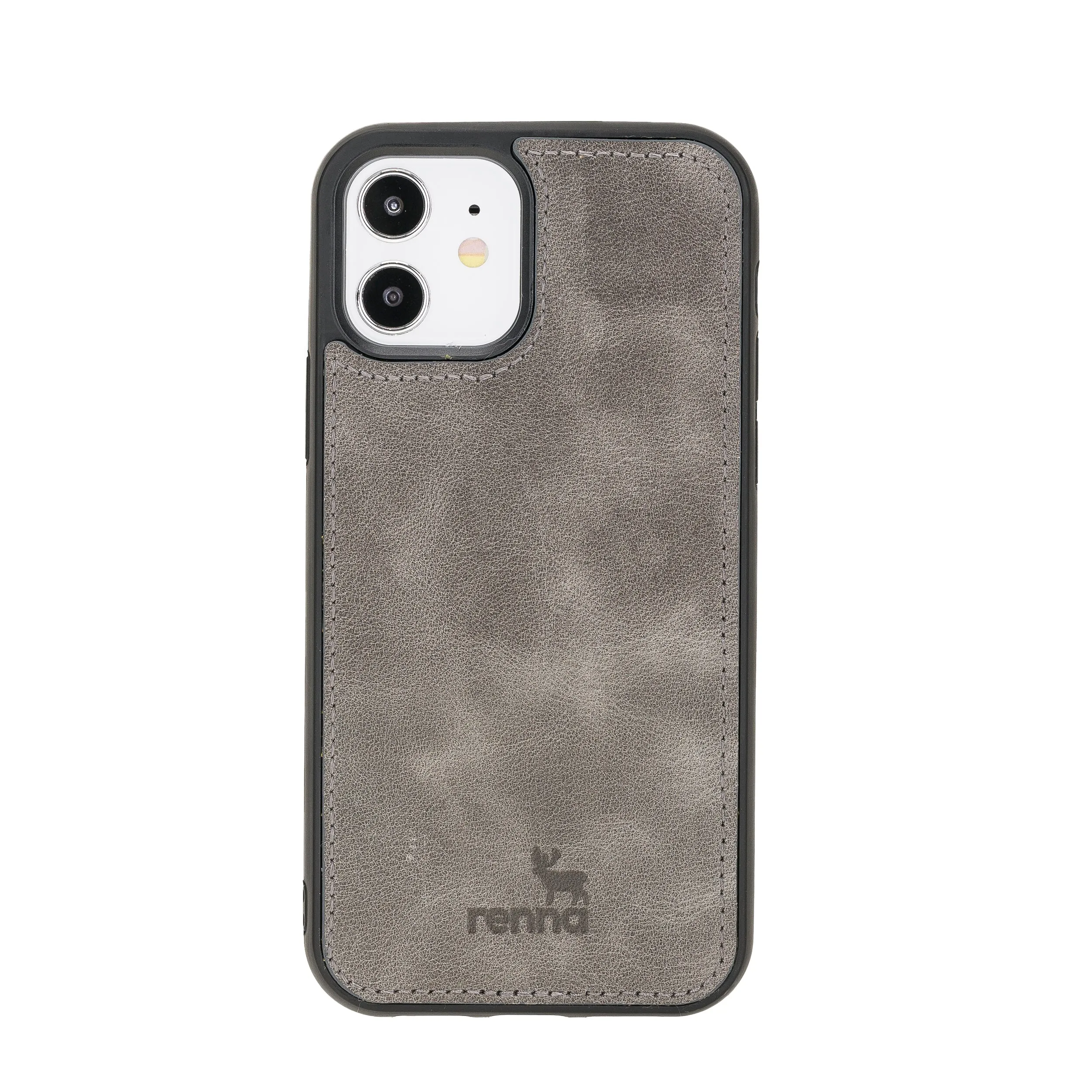 iPhone 12 (6.1") Case Genuine Leather case, handmade leather case Flex Cover