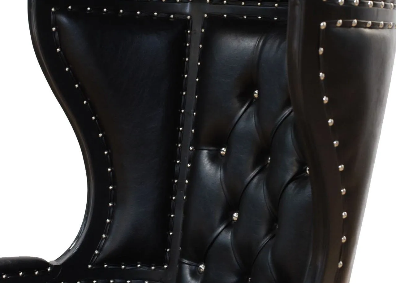 Iron Maiden Canopy Chair - Black on Black