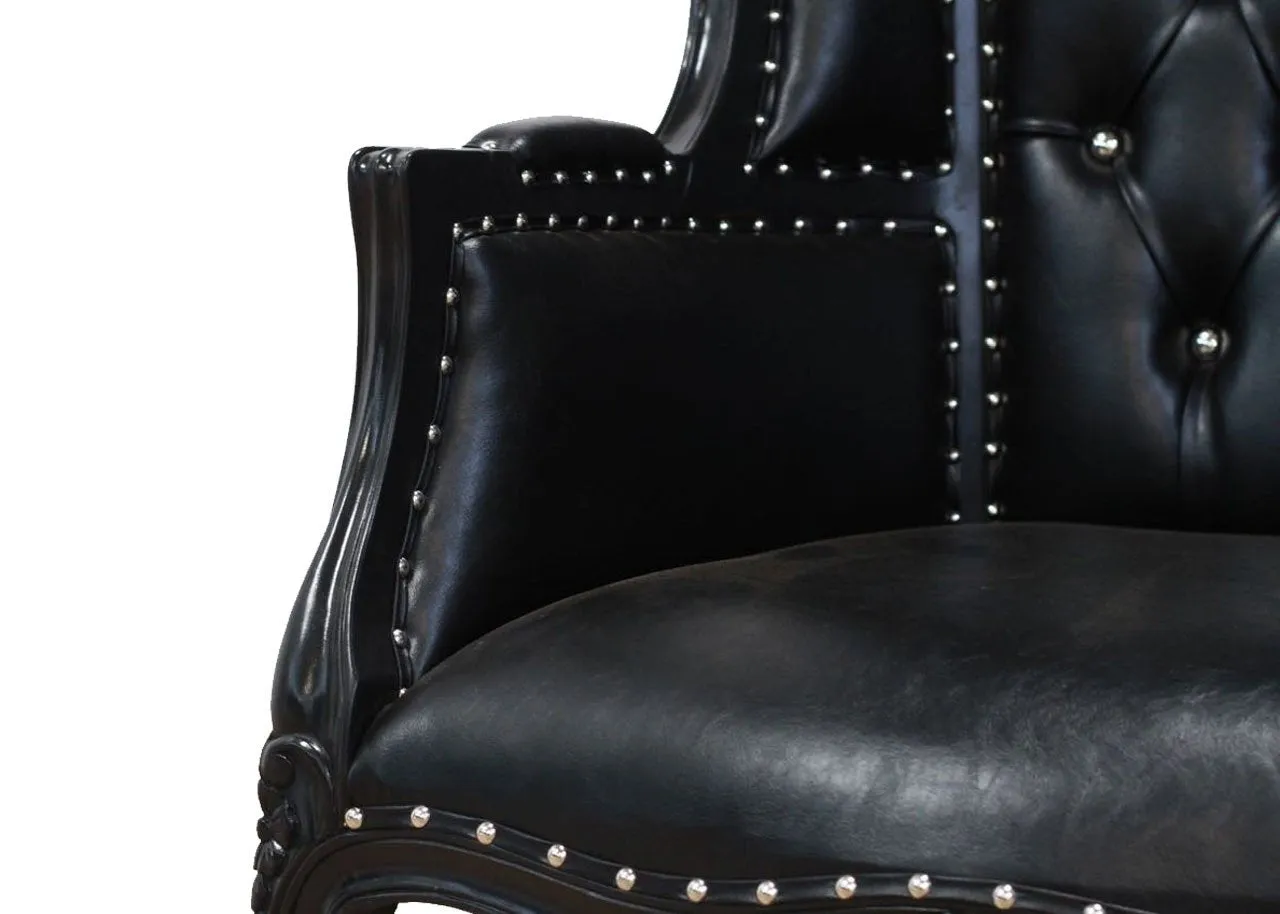 Iron Maiden Canopy Chair - Black on Black