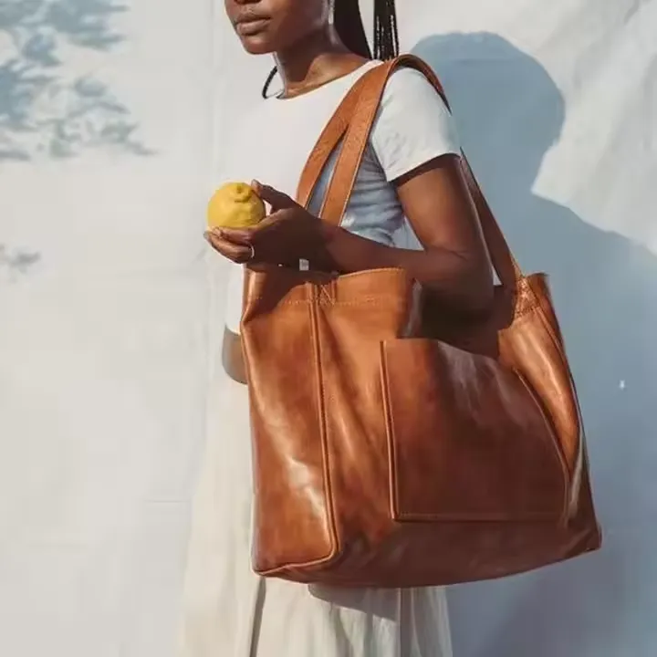 Isabella™ - Classic Leather Shoulder Bag