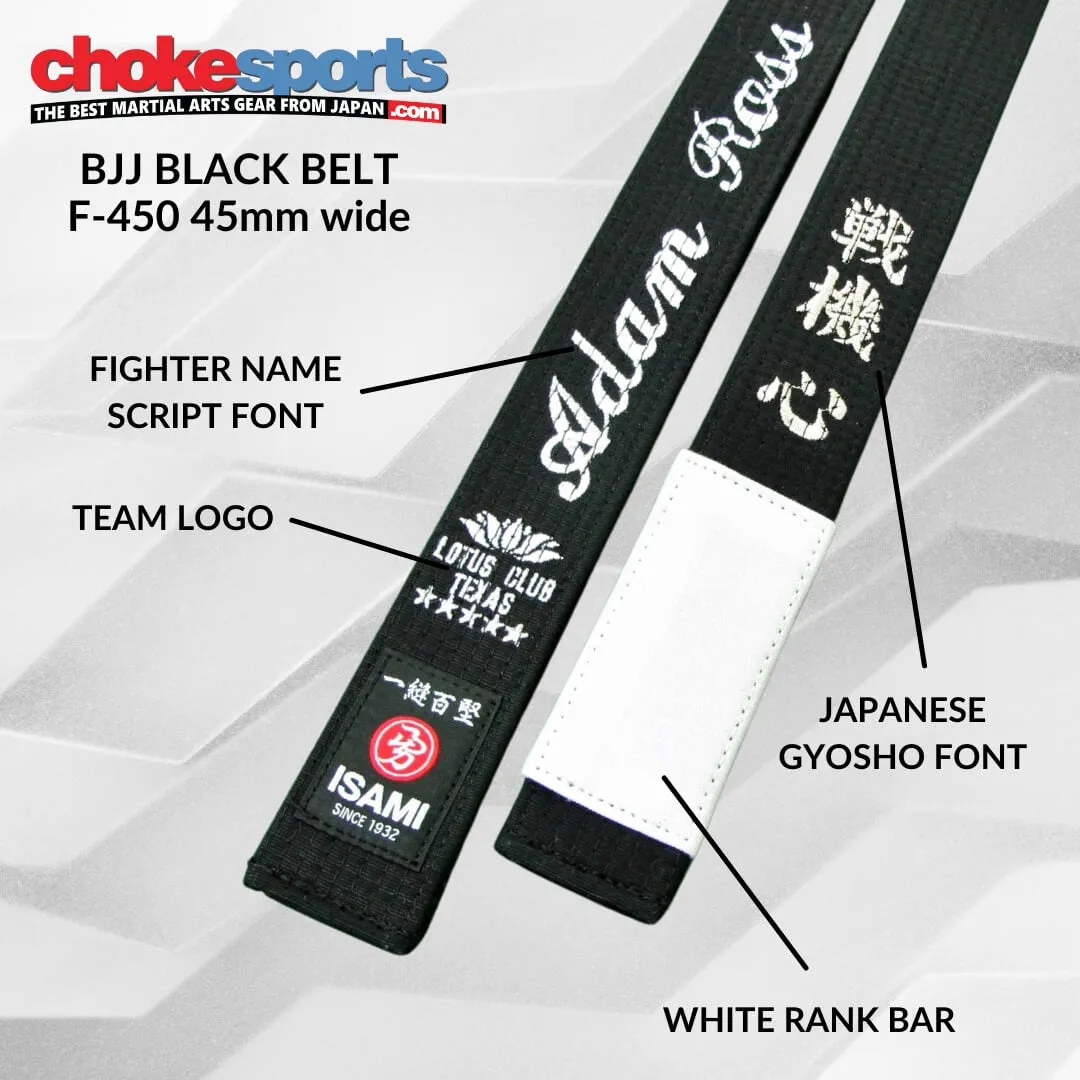 Isami BJJ Black Belt Premium