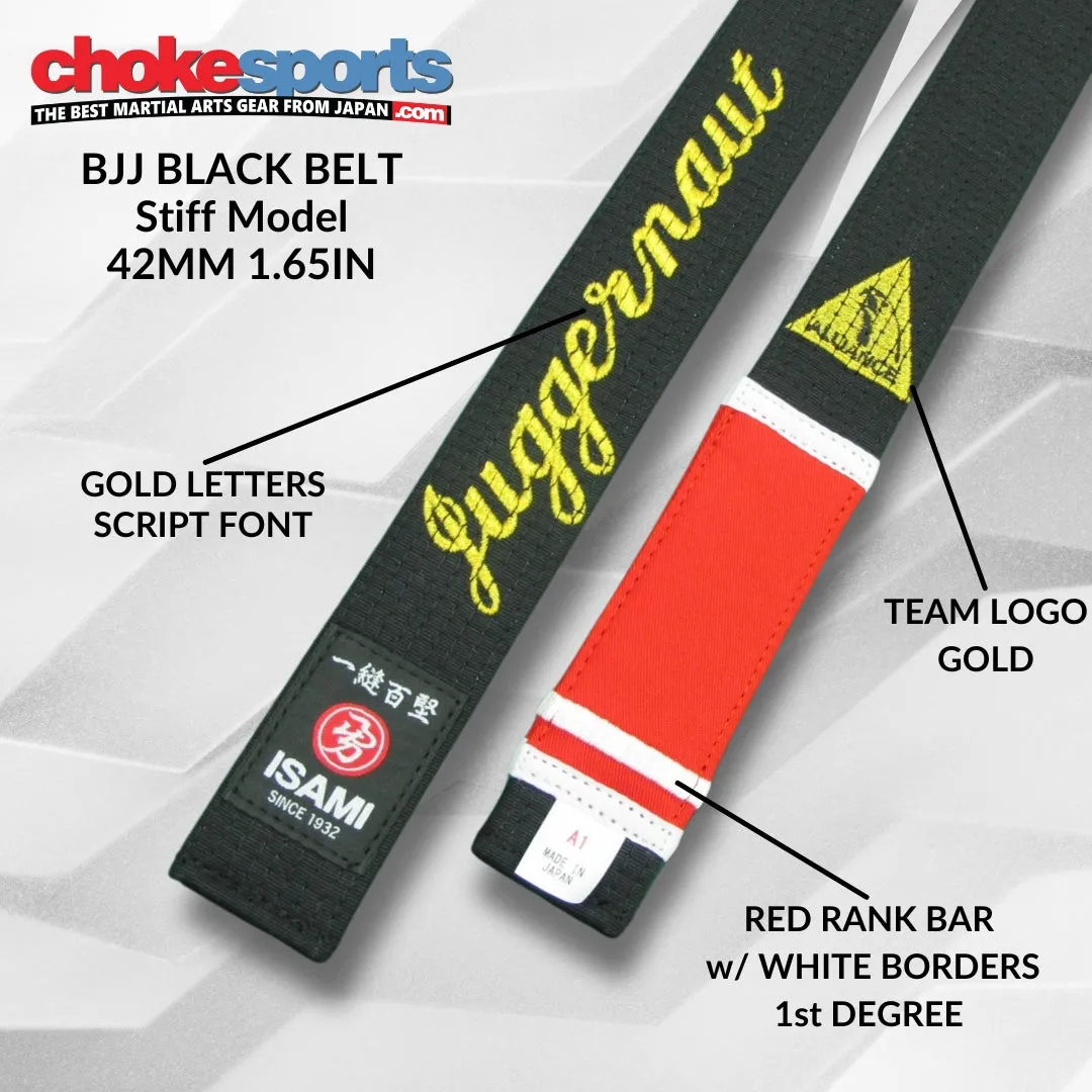 Isami BJJ Black Belt Premium