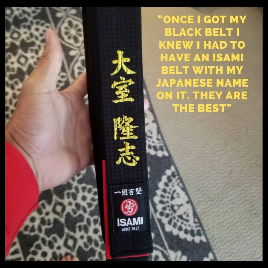 Isami BJJ Black Belt Premium