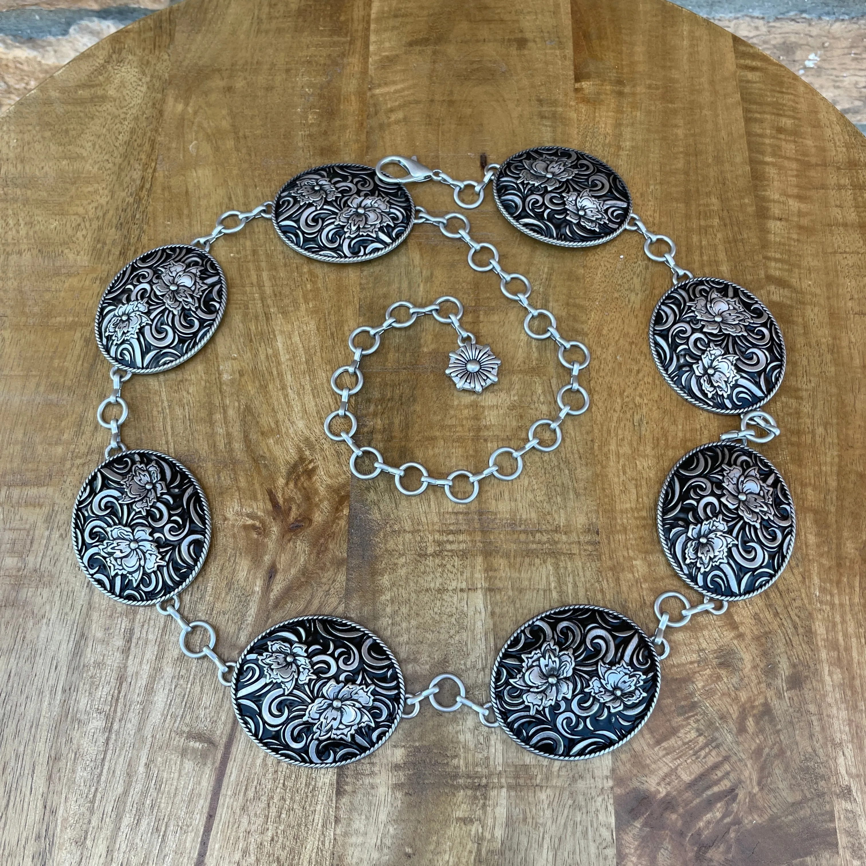 Ivonne Silver Concho Belt