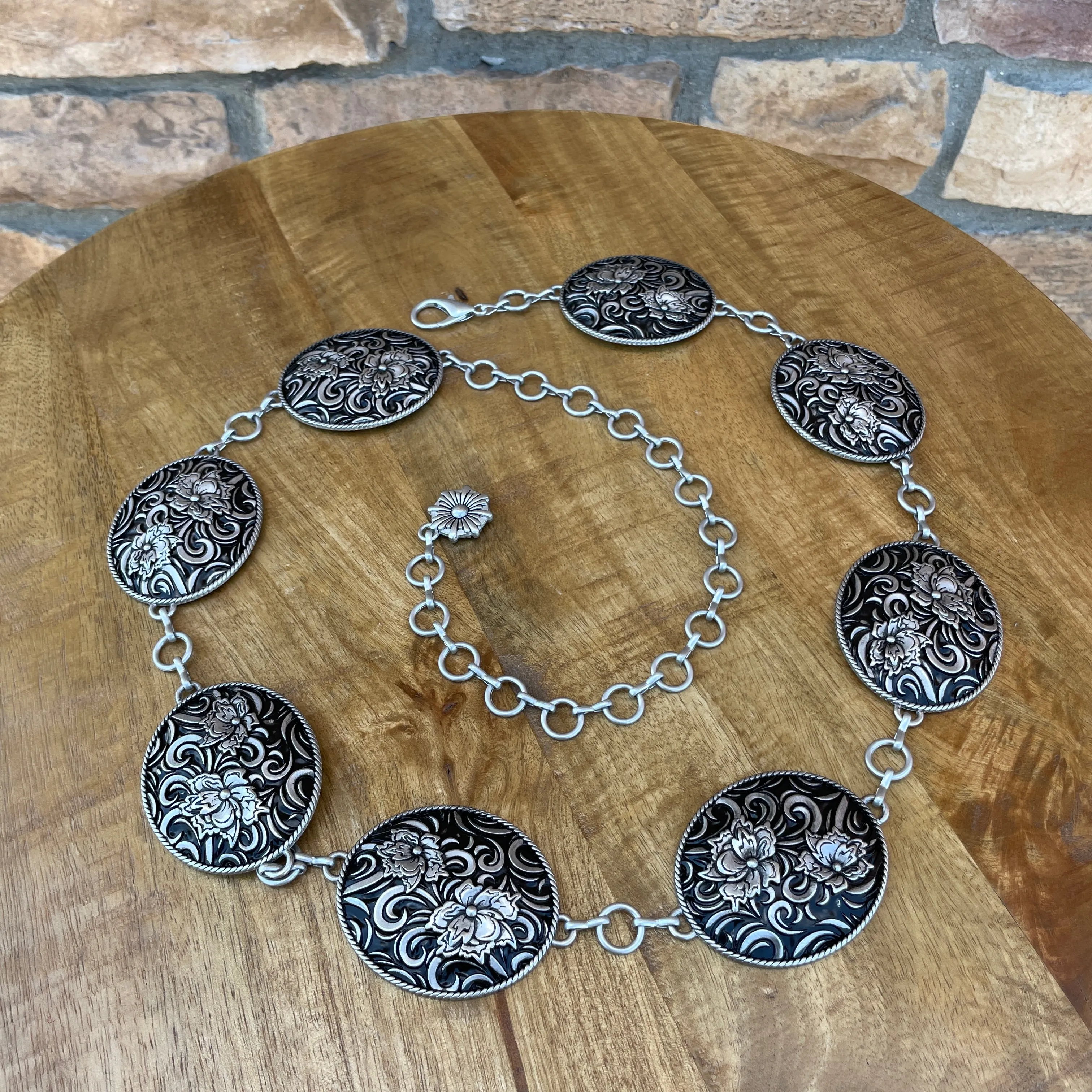 Ivonne Silver Concho Belt