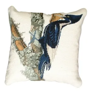 Ivory-Billed Woodpecker Decorative Pillow