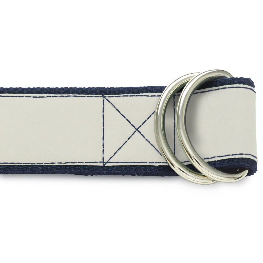 Ivory Charmeuse - D-Ring Belts