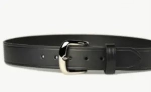 JCOE Mens Leather Belt Black 38MM (107Q)