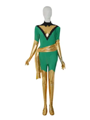 Jean Grey Green Cosplay Costume