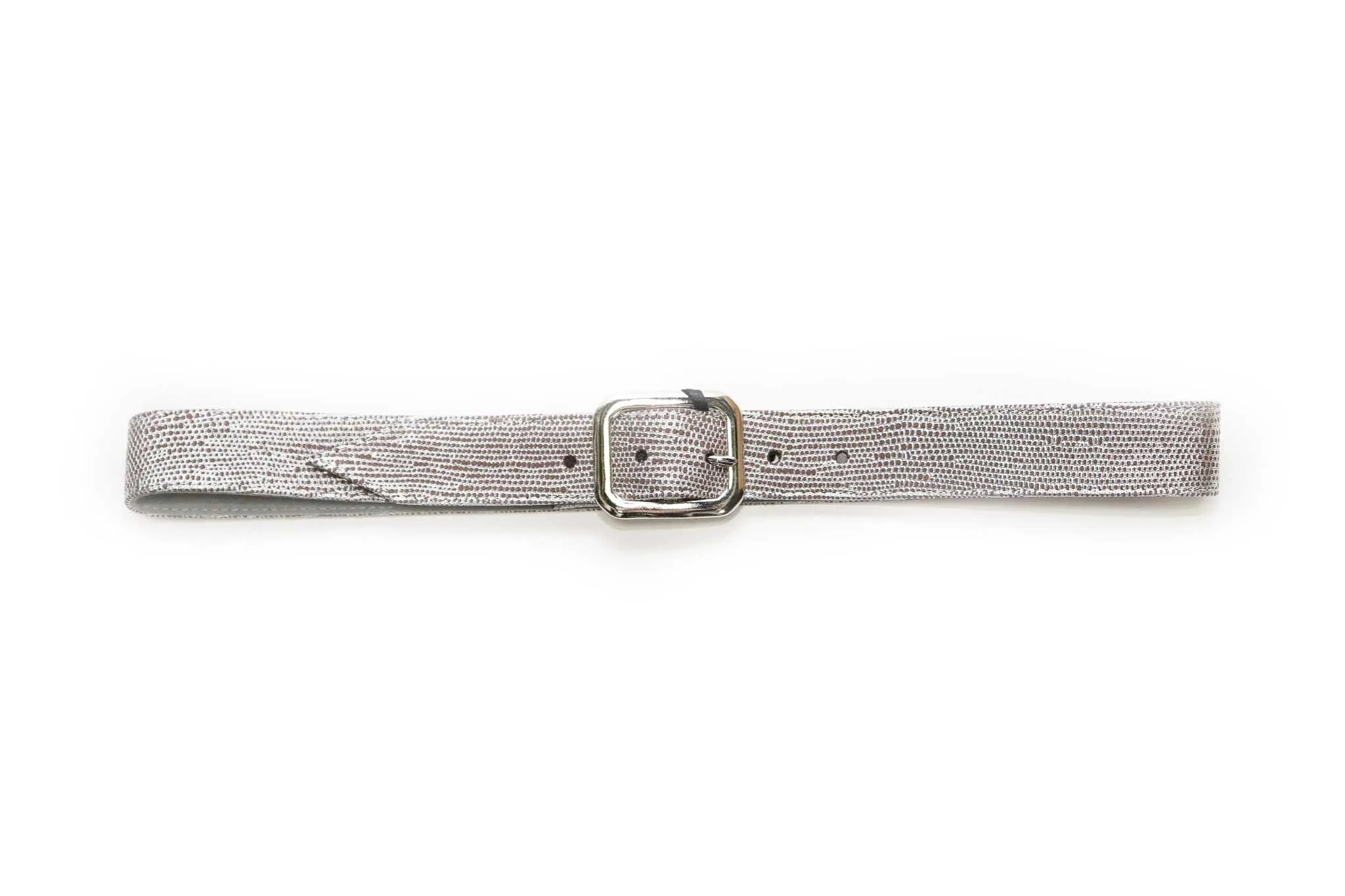 JJ Winters Belt - Mini Kylie Silver Lizard