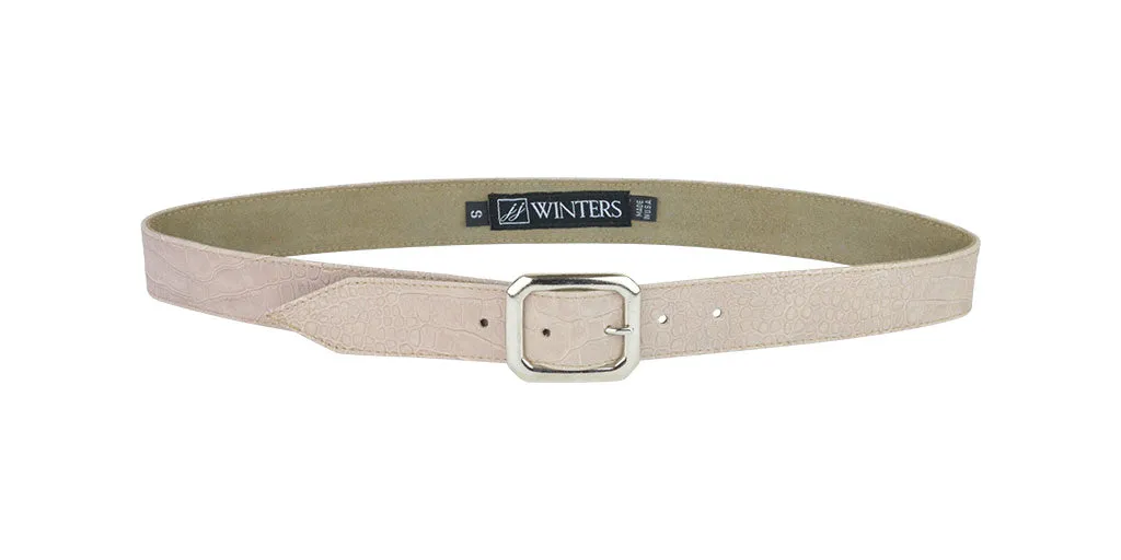 JJ Winters Belt - Mini Kylie Stone Hornback / Silver