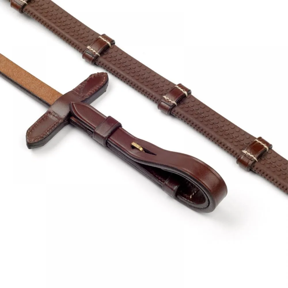 John Whitaker Valencia Premium Flash Bridle (inc. 9-Loop Rubber Reins)