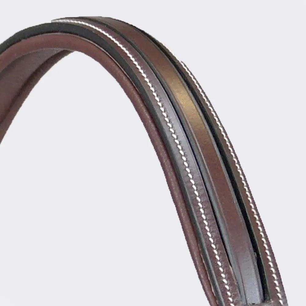 John Whitaker Valencia Premium Flash Bridle (inc. 9-Loop Rubber Reins)
