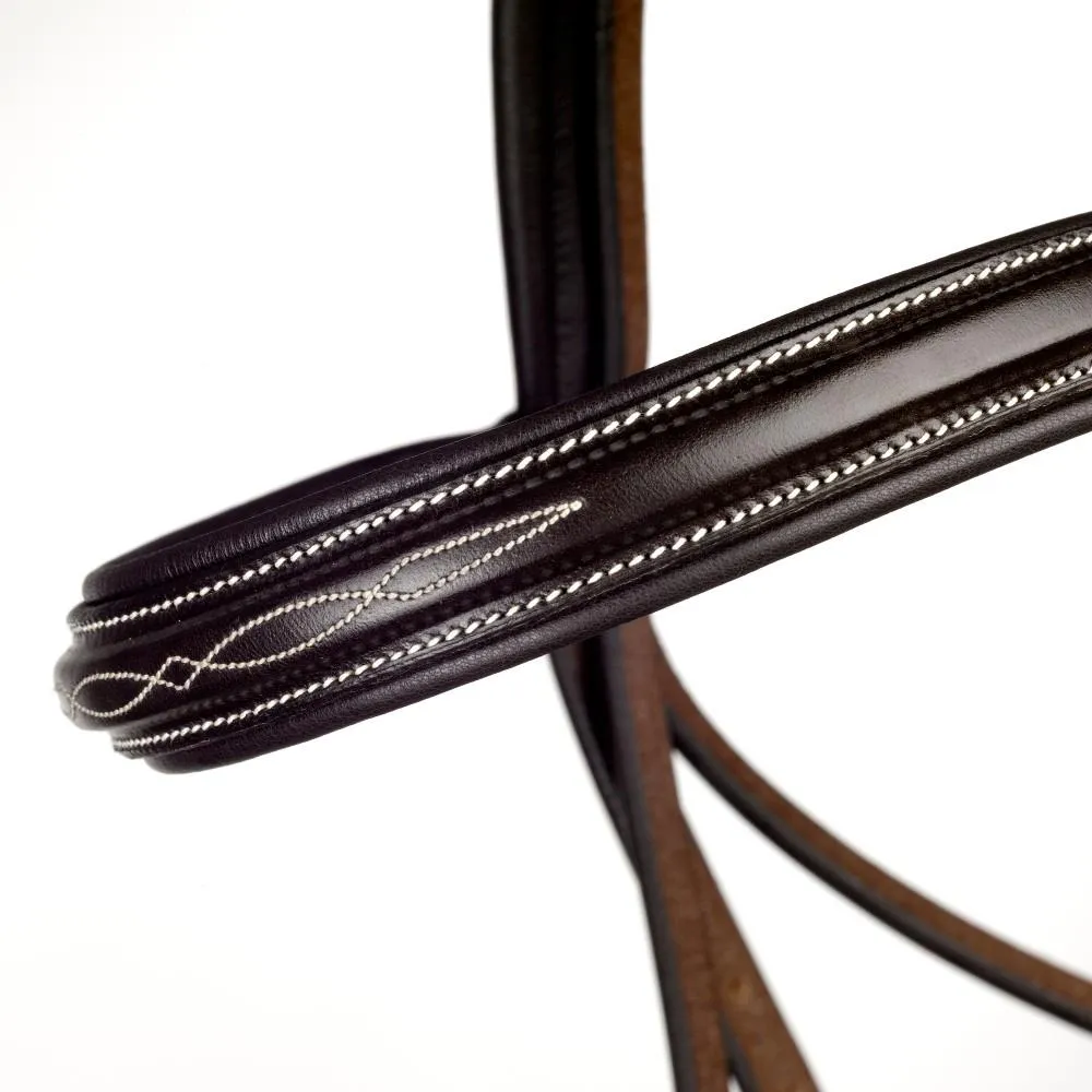 John Whitaker Valencia Premium Flash Bridle (inc. 9-Loop Rubber Reins)