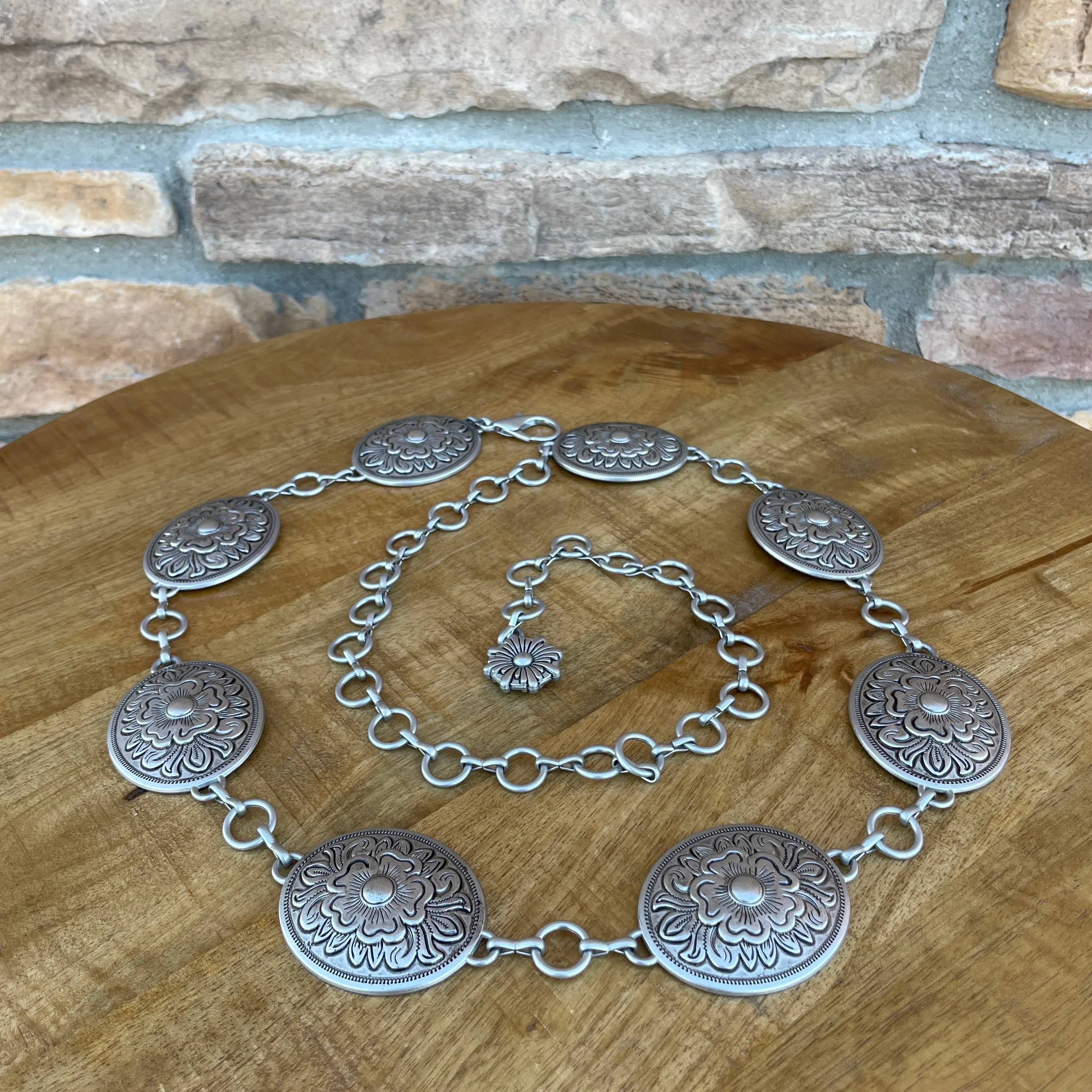 Kiana Silver Concho Belt