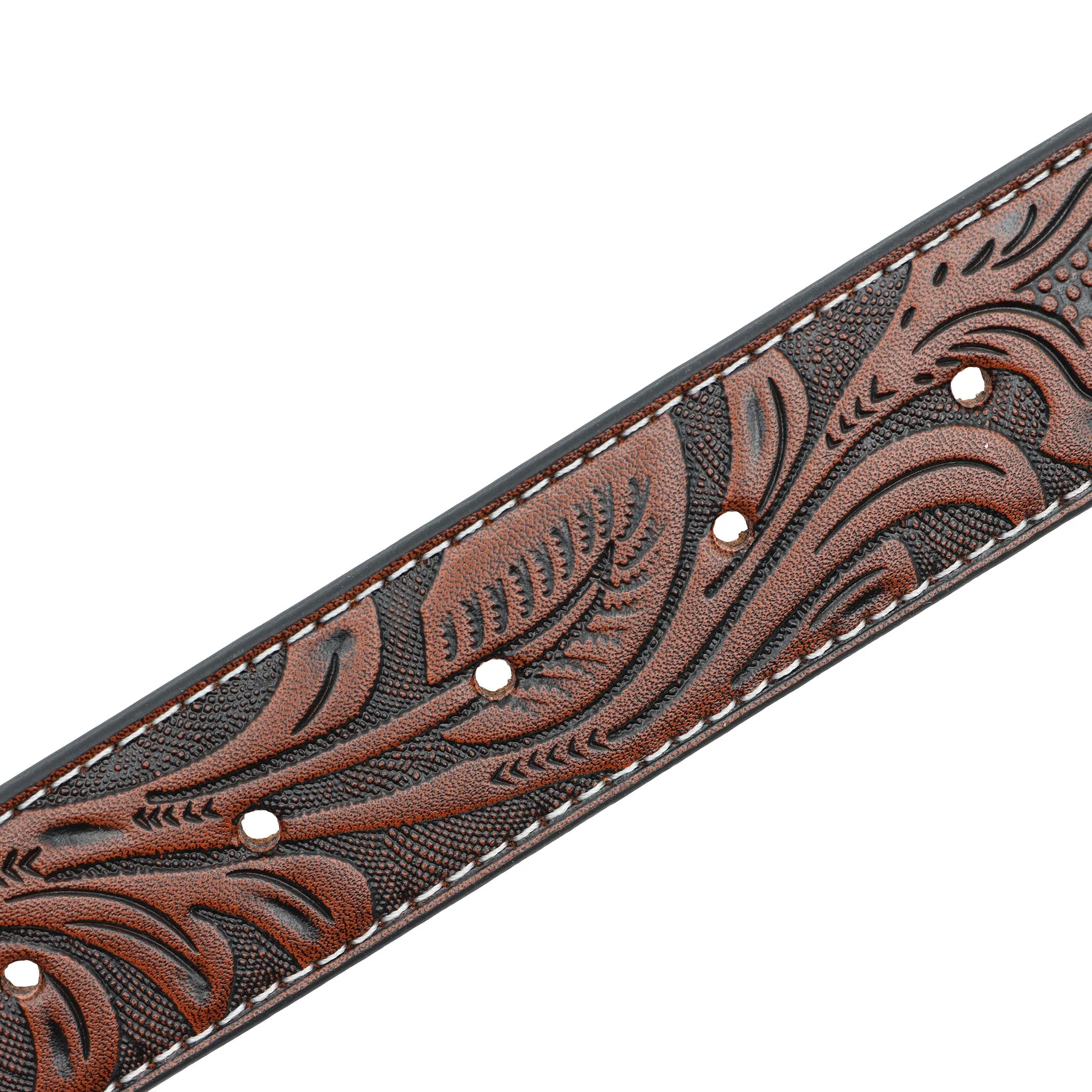Kids' 1 1/4" Cactus Bull Rider Buckle Belt
