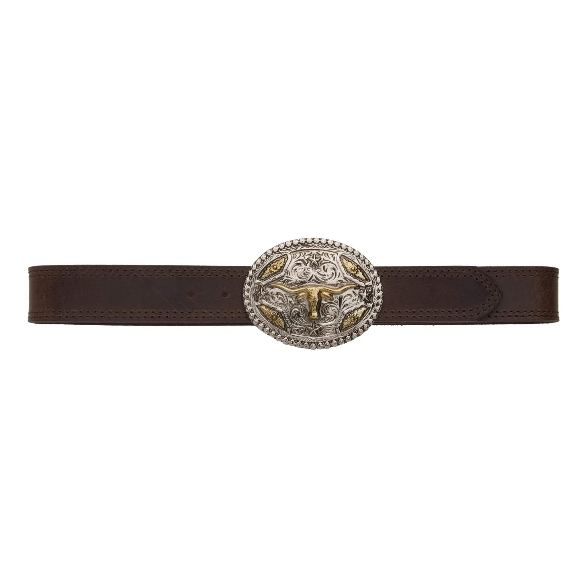 Kids’ 1 1/4" Longhorn Buckle Belt