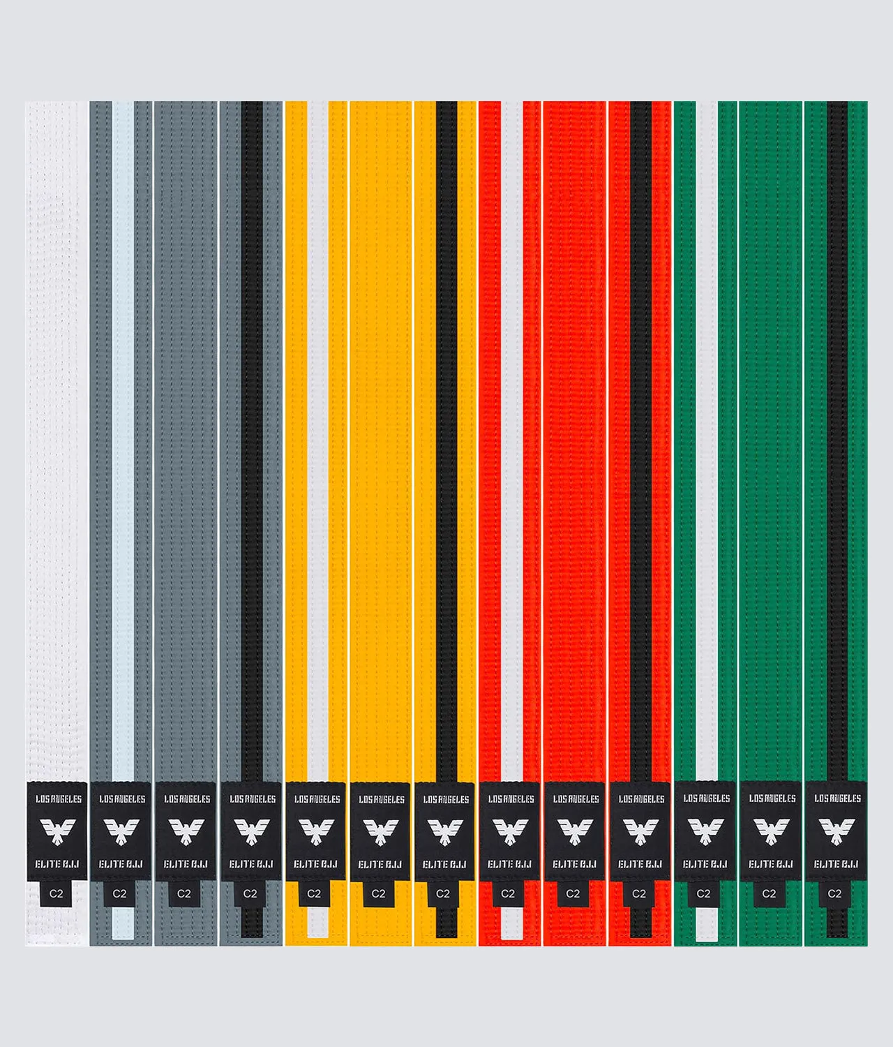 Kids' Brazilian Jiu Jitsu BJJ Orange/Black Belt
