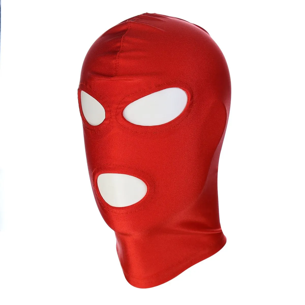 Kiotos - BDSM Hood Classic Met 3 Gaten - Rood