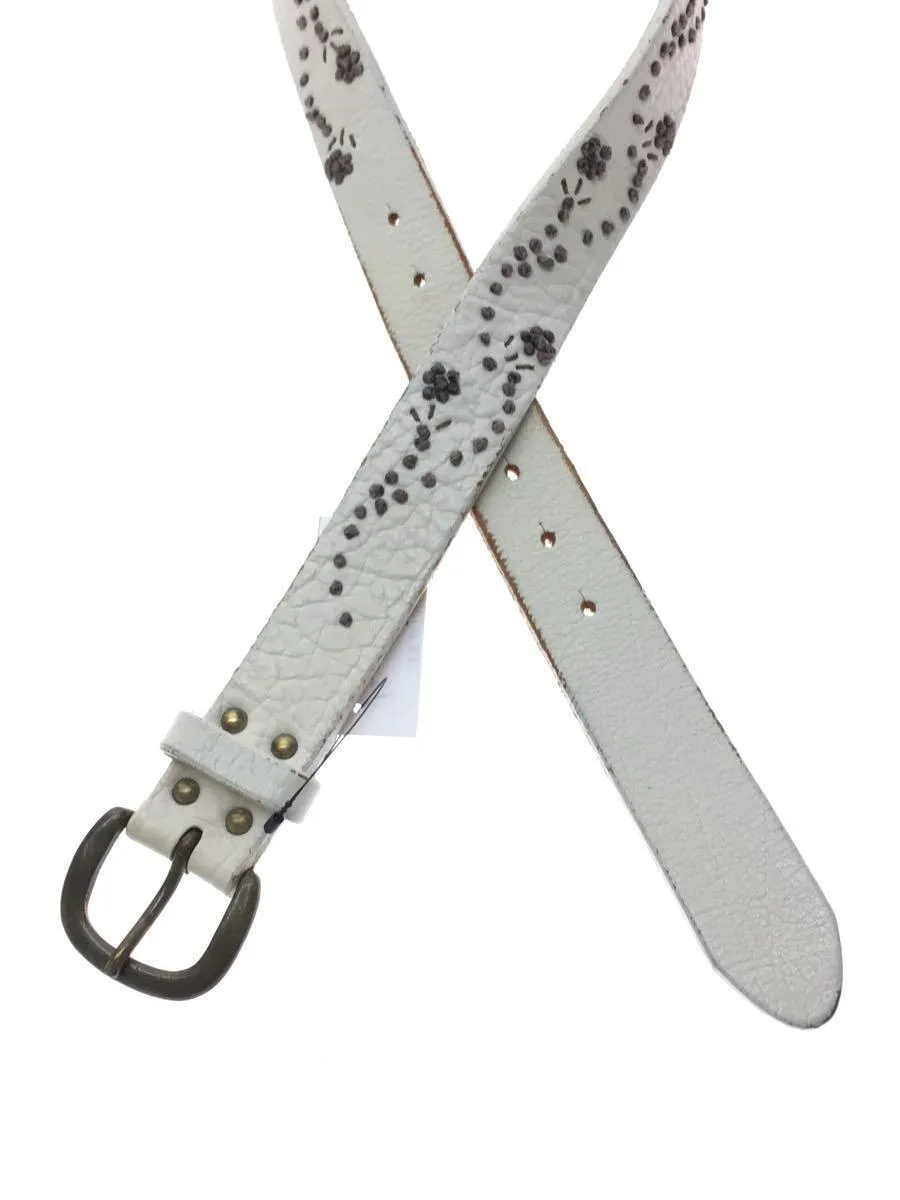 [L] Kapital x EF Hand Embroidered Painted Leather Belt