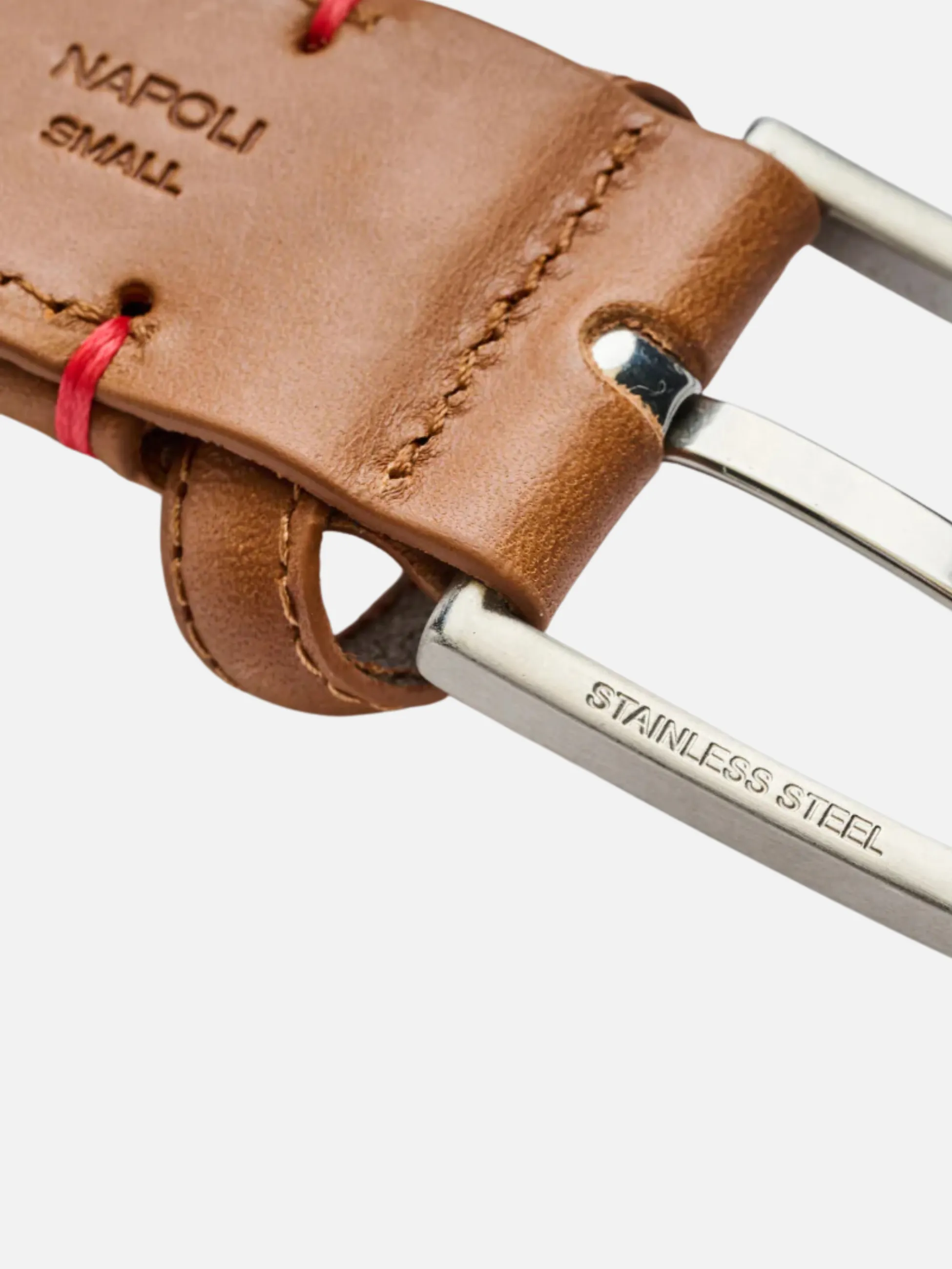 La Boucle Napoli Leather Belt - Camel