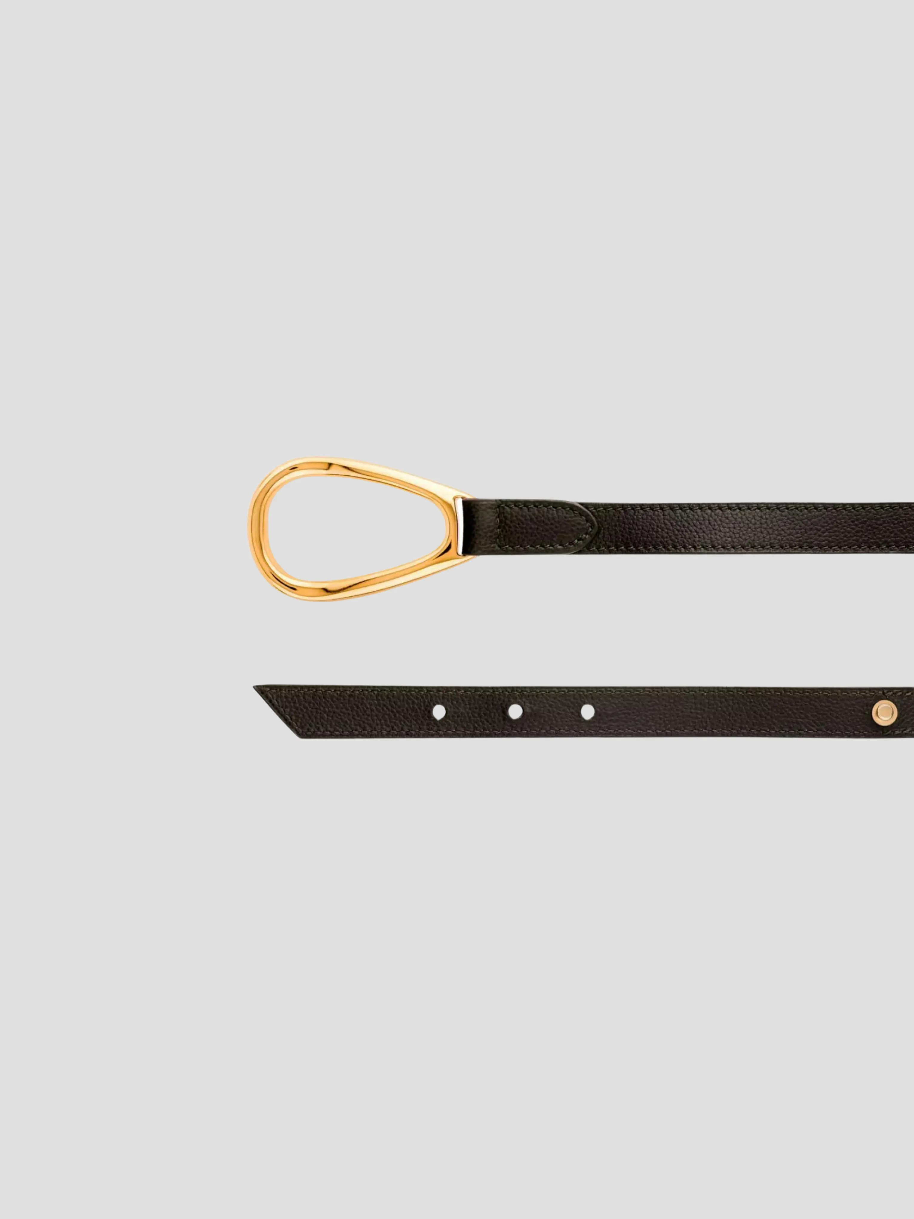 L'Adorable Calf Leather Belt in Black