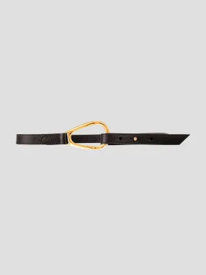 L'Adorable Calf Leather Belt in Black