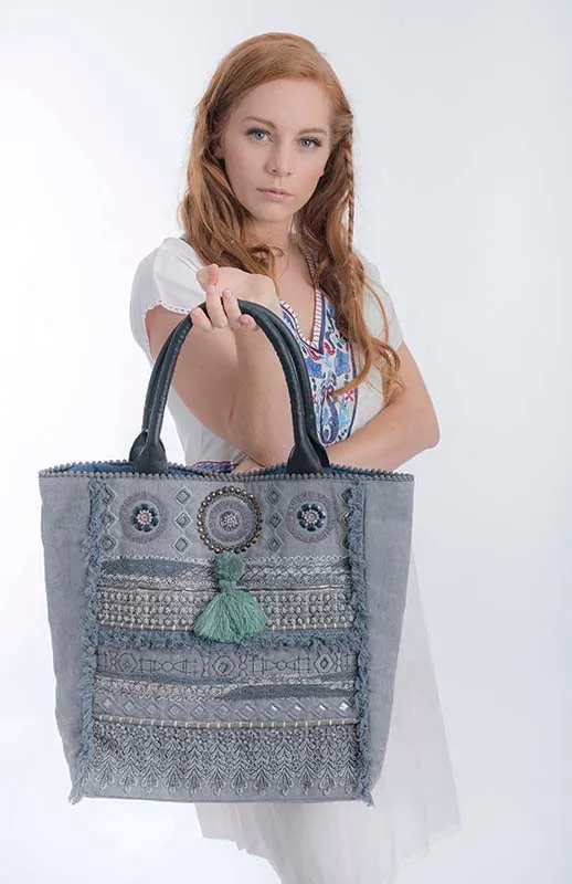 Large Denim Bag