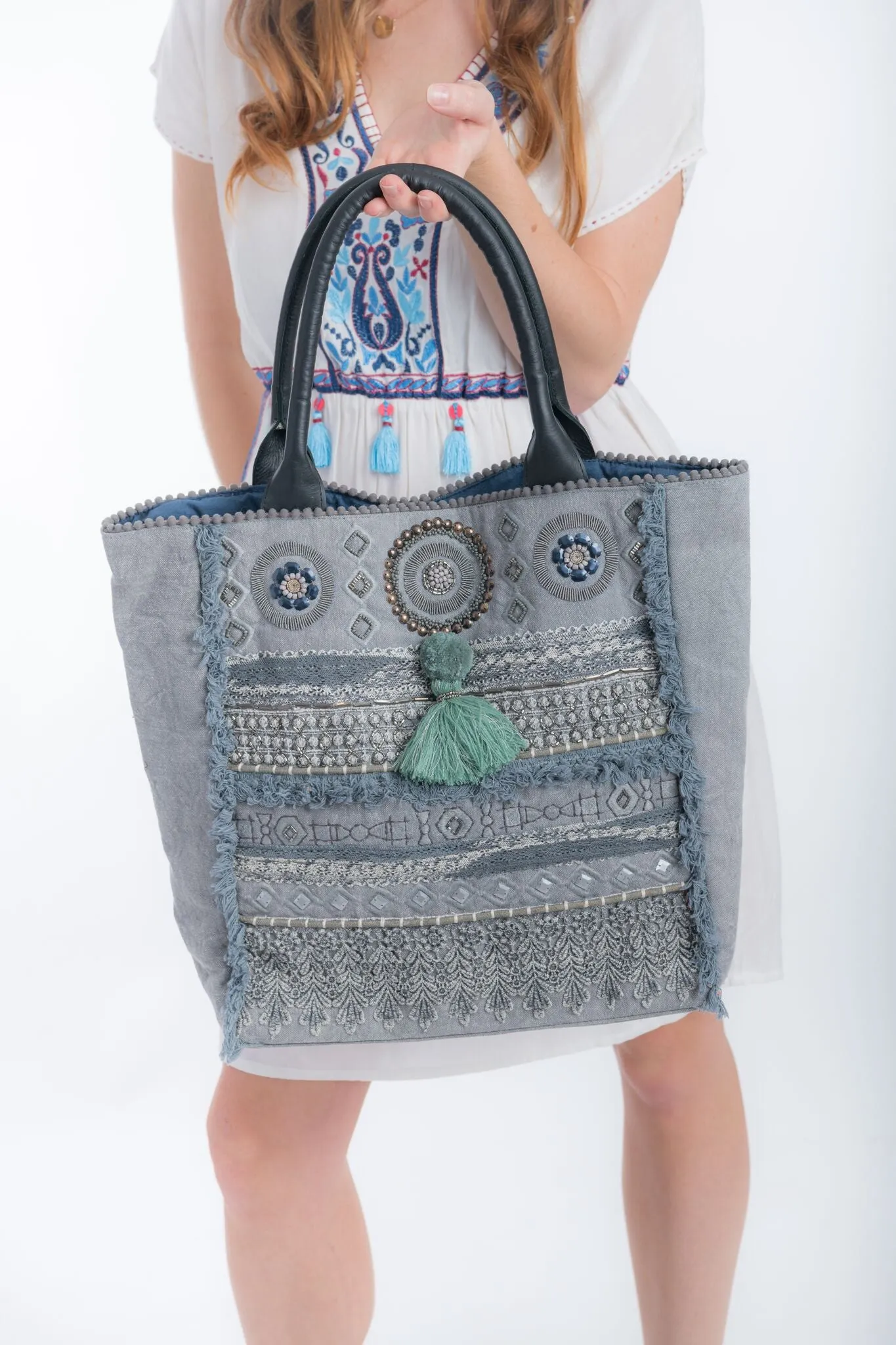 Large Denim Bag