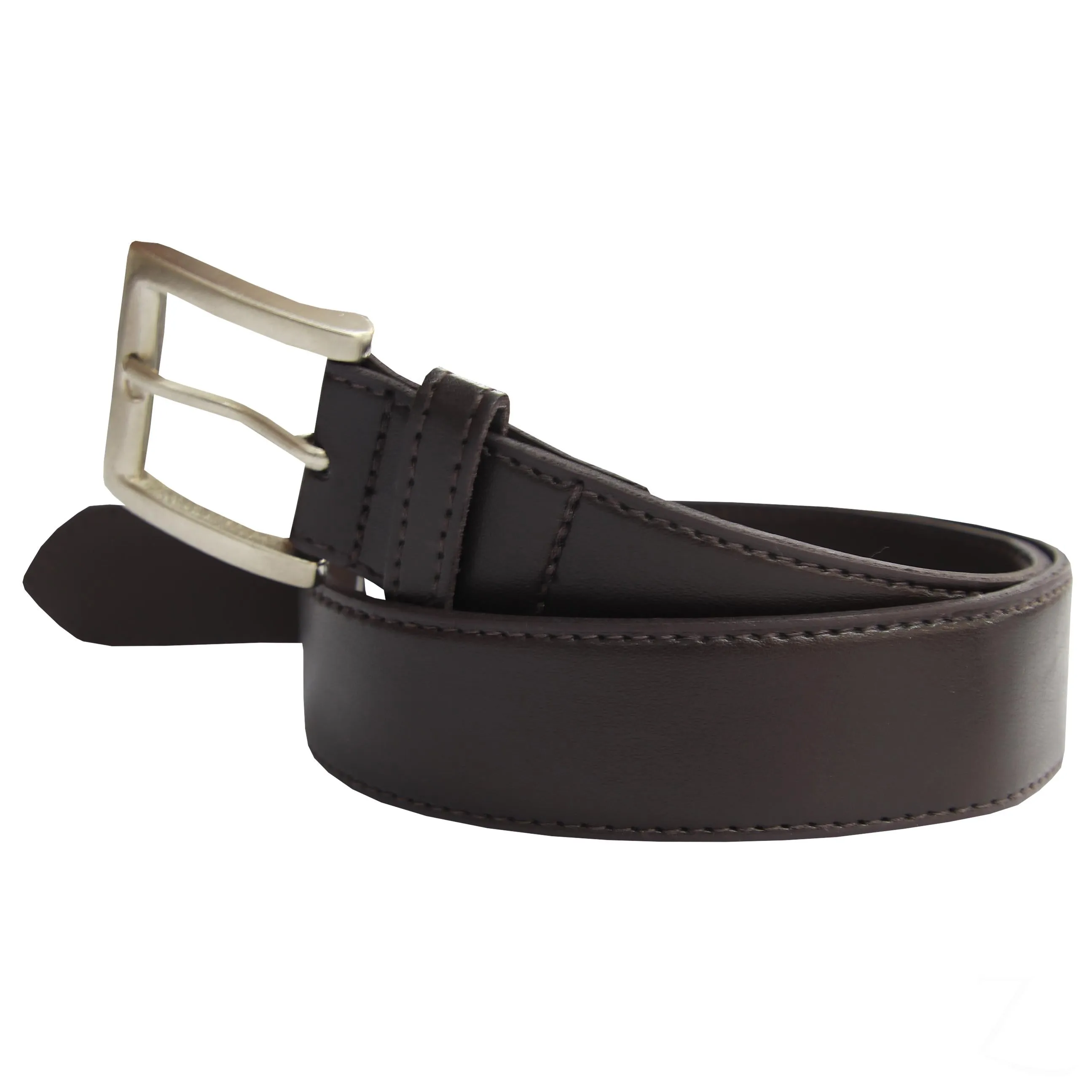 Leather Belt - Brown - Genuine Leather