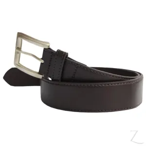 Leather Belt - Brown - Genuine Leather