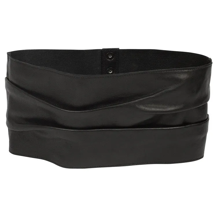 Leather Cumberbund Belt
