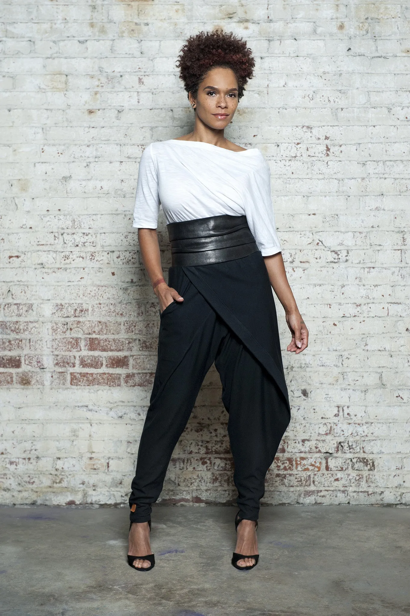Leather Cumberbund Belt