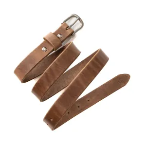Leather Dress Belt - 1"
