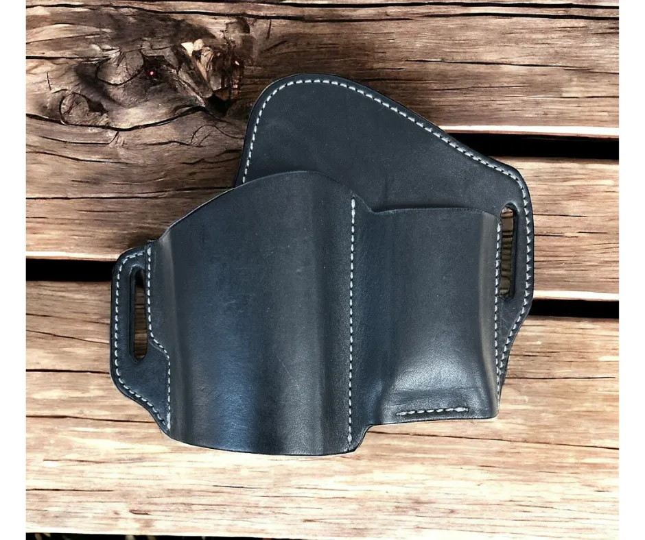 Leather Holster with Magazine