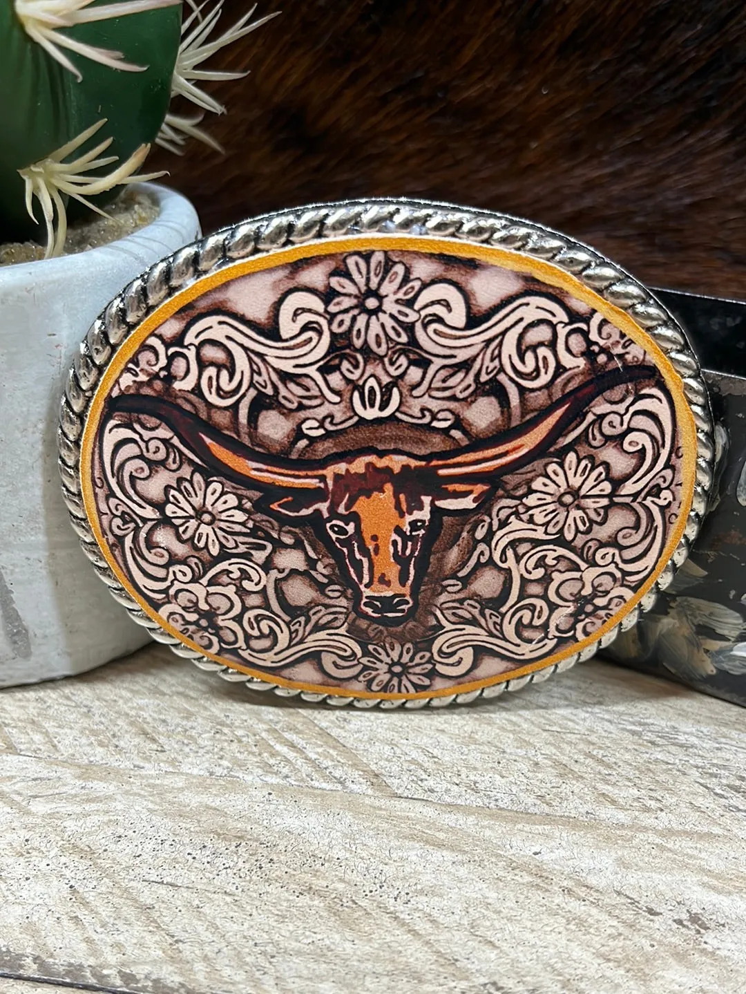 Leather Novelty Belt Buckles