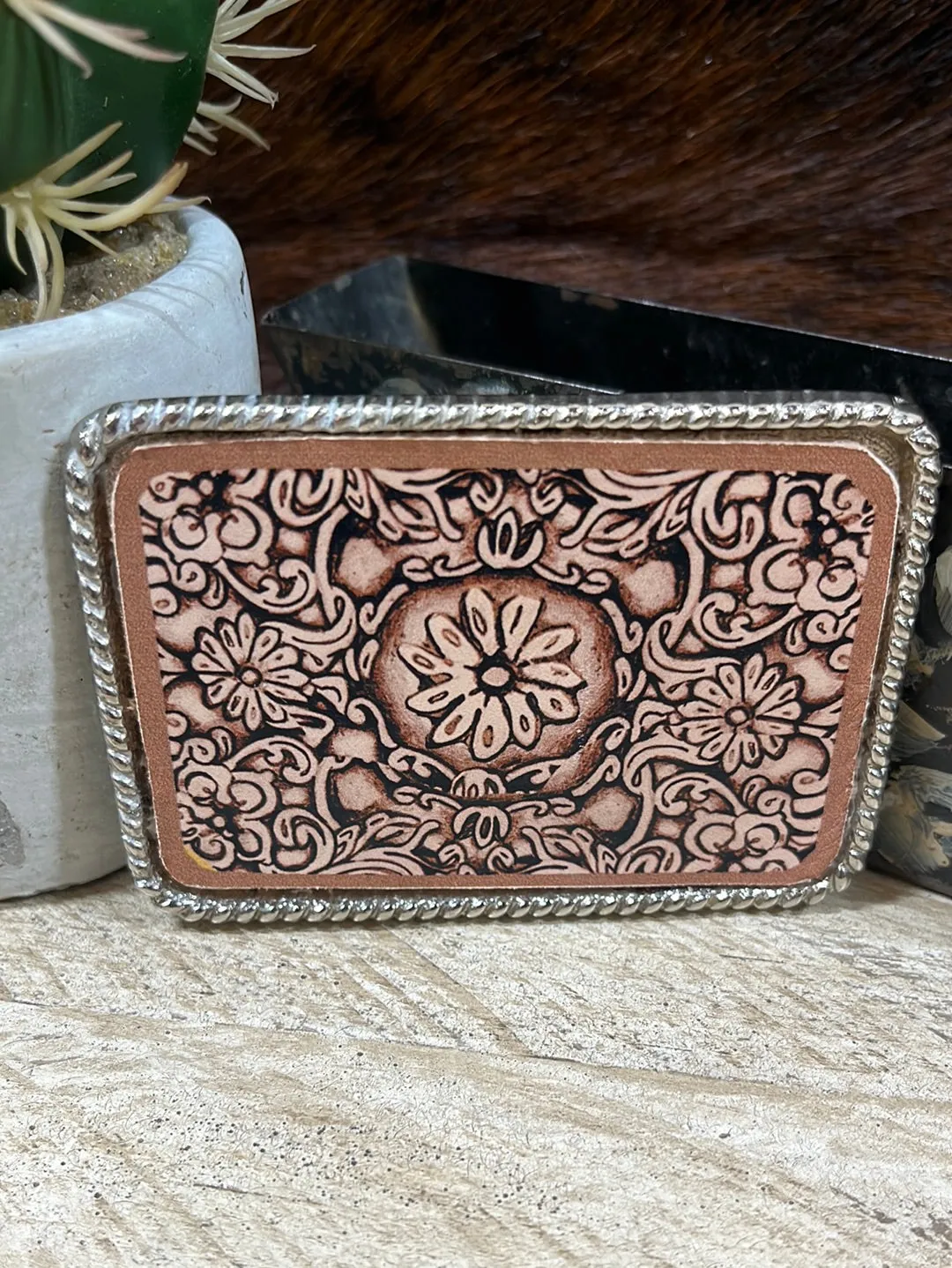 Leather Novelty Belt Buckles