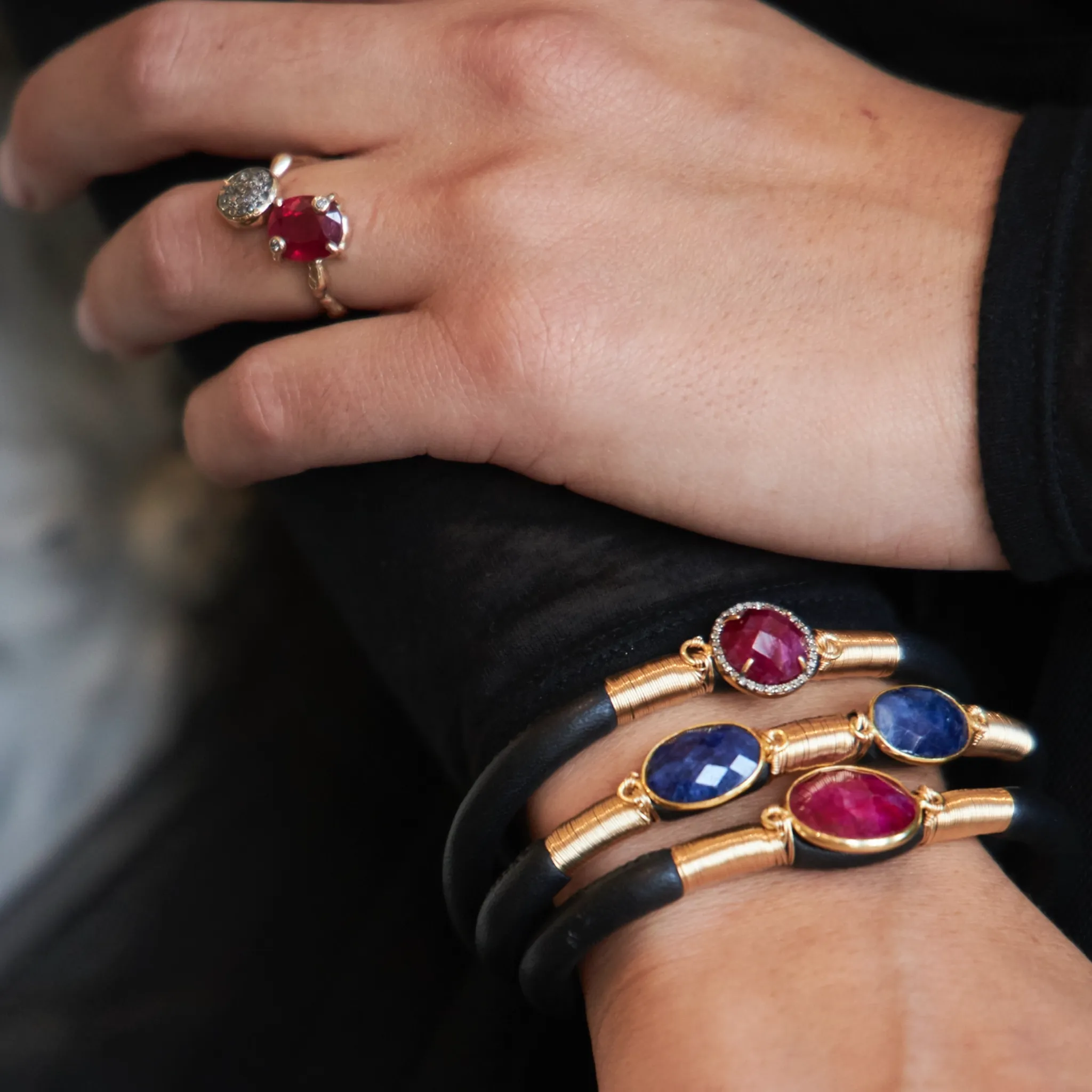 Leather Wrap Bracelet III