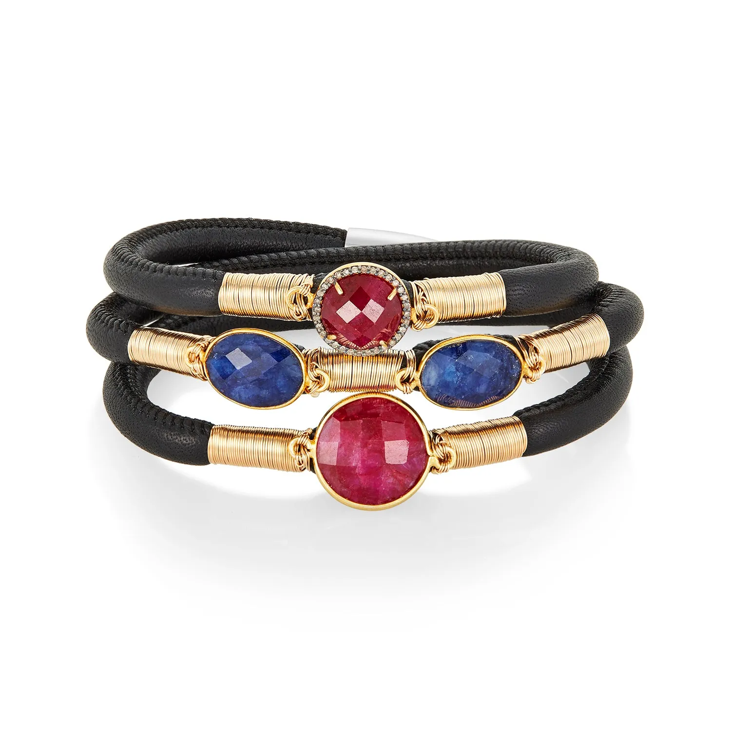 Leather Wrap Bracelet III