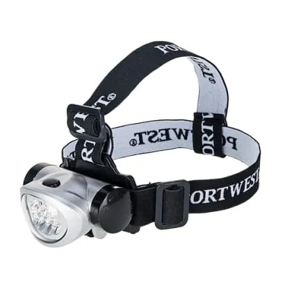 LED Tilting Head Light Torch 40 Lumens Portwest - PA50
