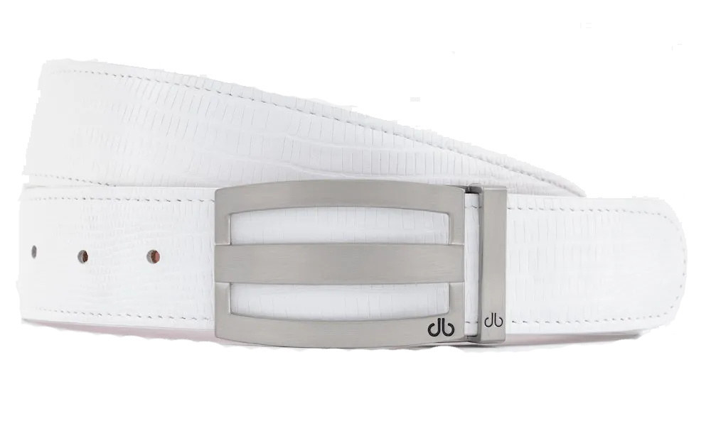 Lizard White Belts