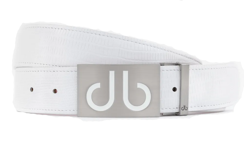 Lizard White Belts