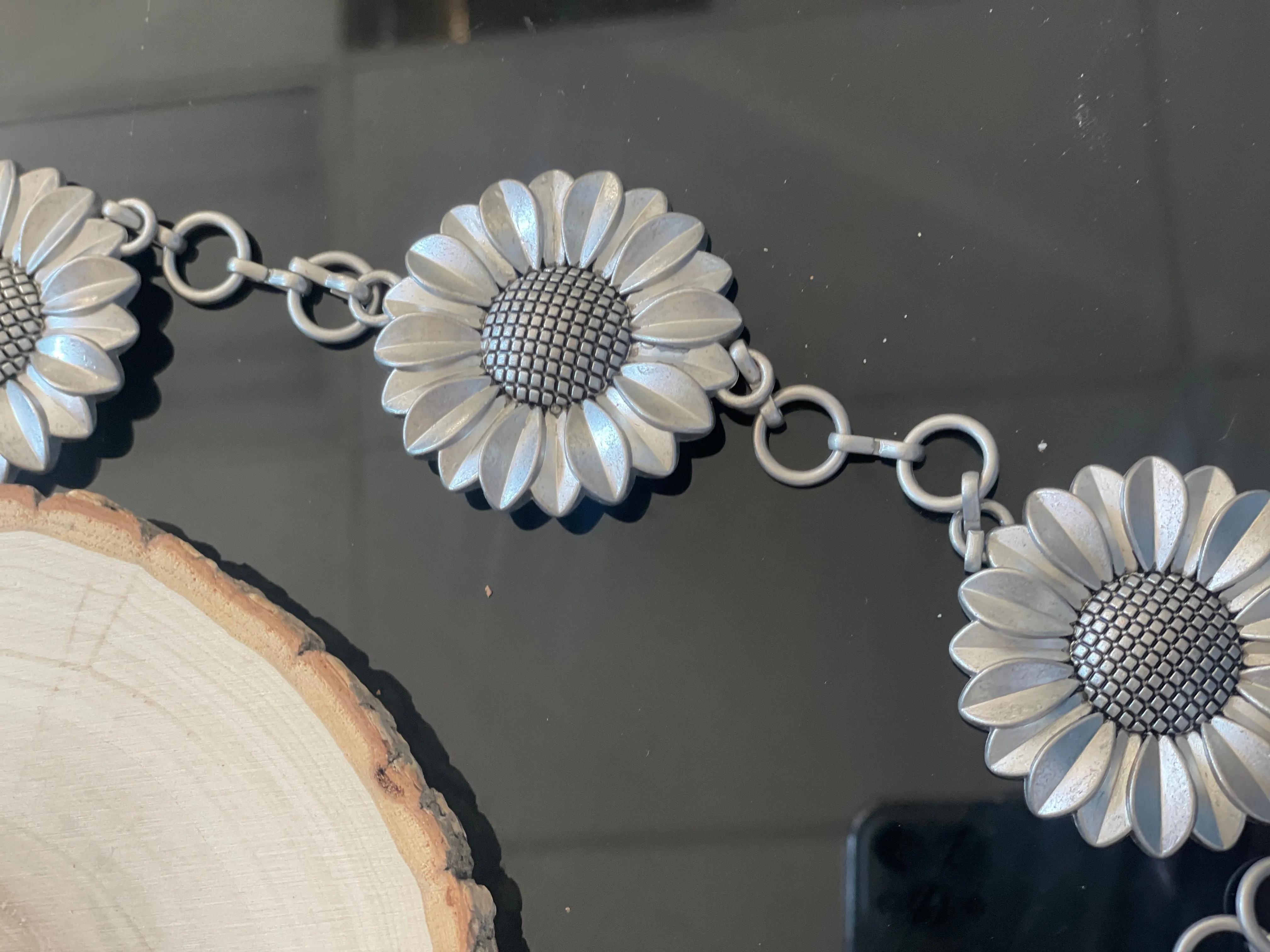 Lola Sunflower Concho Belt