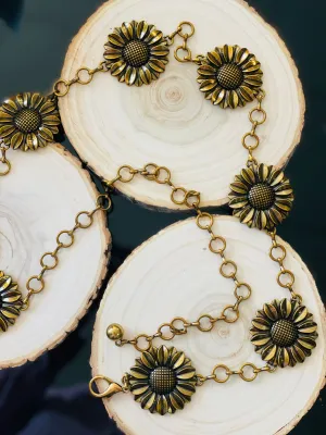 Lola Sunflower Concho Belt