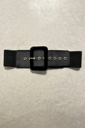 LOST   FOUND PRETTY BABY BELT BLACK