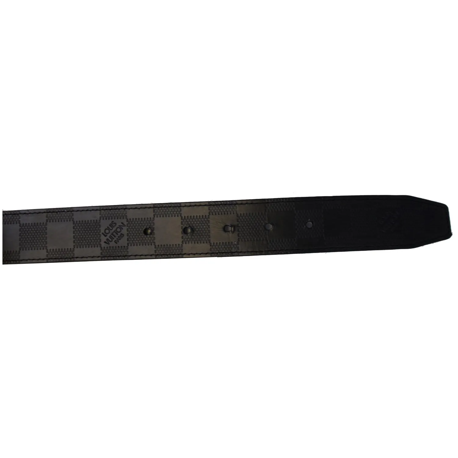 LOUIS VUITTON City Reversible Leather Belt Black 100/40