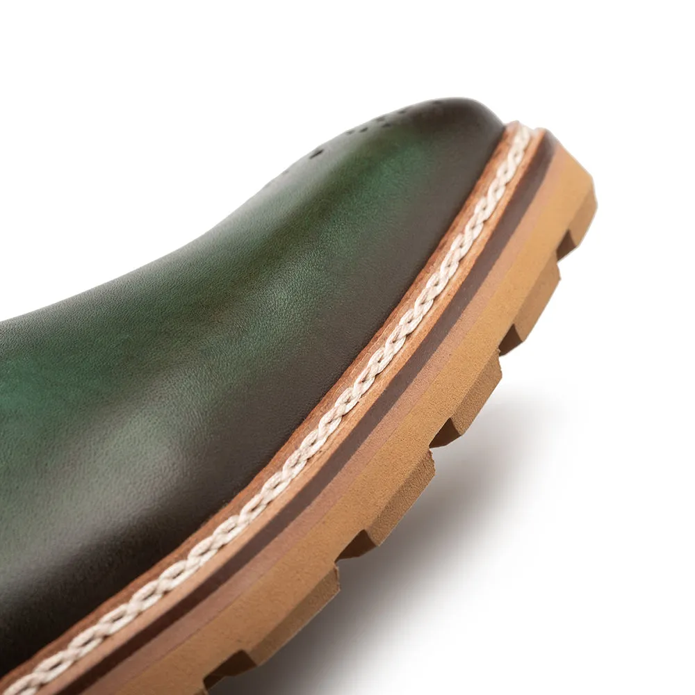 Lug Sole Medallion Derby